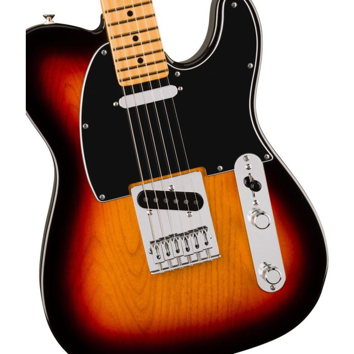 Fender Player II Telecaster MN, 3-color Sunburst body closeup