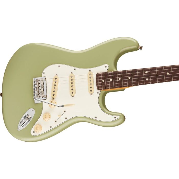 Fender Player II Stratocaster Rw Birch Green, angled view