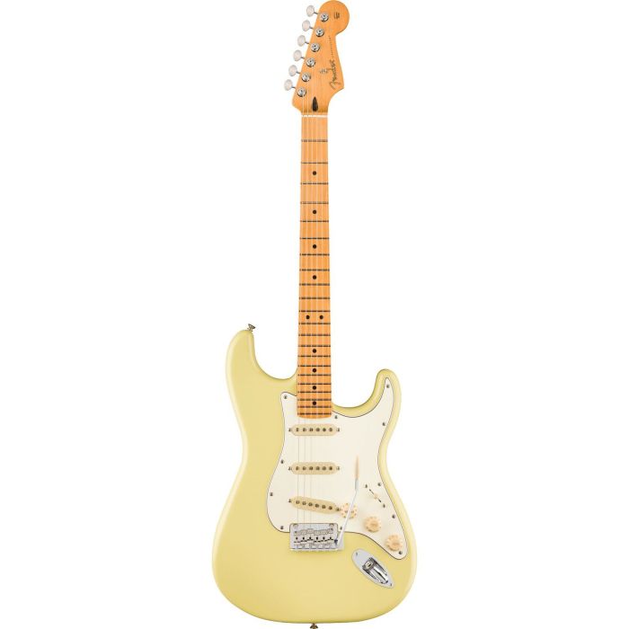 Fender Player II Stratocaster Mn Hialeah Yellow, front view