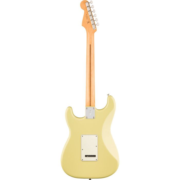 Fender Player II Stratocaster Mn Hialeah Yellow, rear view