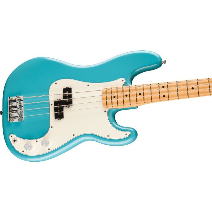 Fender Player II Precision Bass Mn Aquatone Blue, angled view