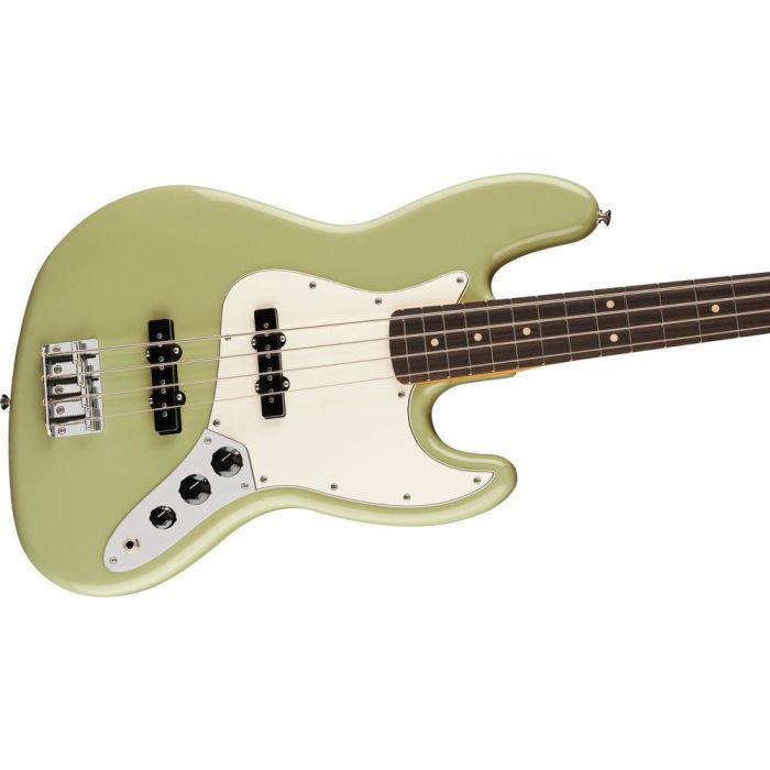 Fender Player II Jazz Bass Rw Birch Green, angled view