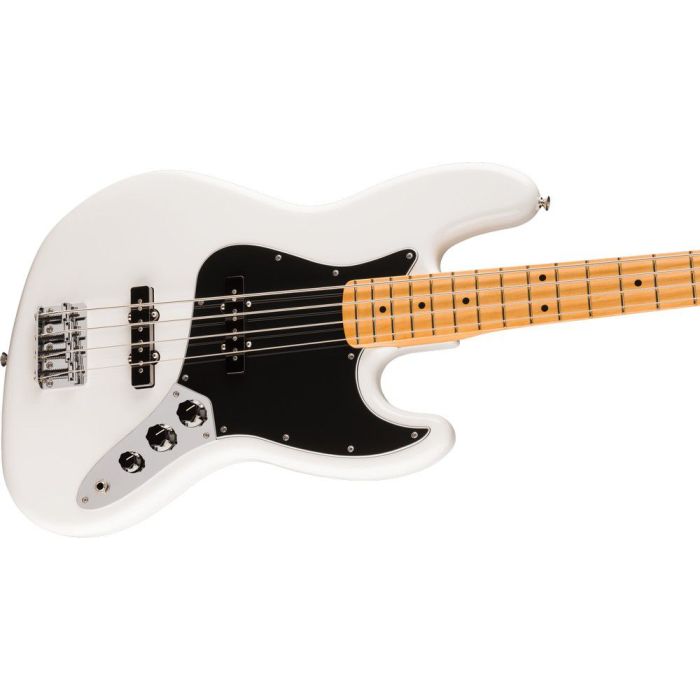 Fender Player II Jazz Bass Mn Polar White, angled view