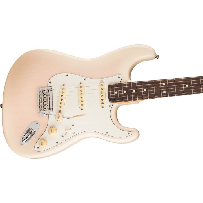 Fender Player II Stratocaster RW White Blonde, angled view