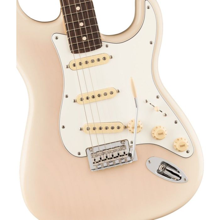 Fender Player II Stratocaster RW White Blonde, body closeup