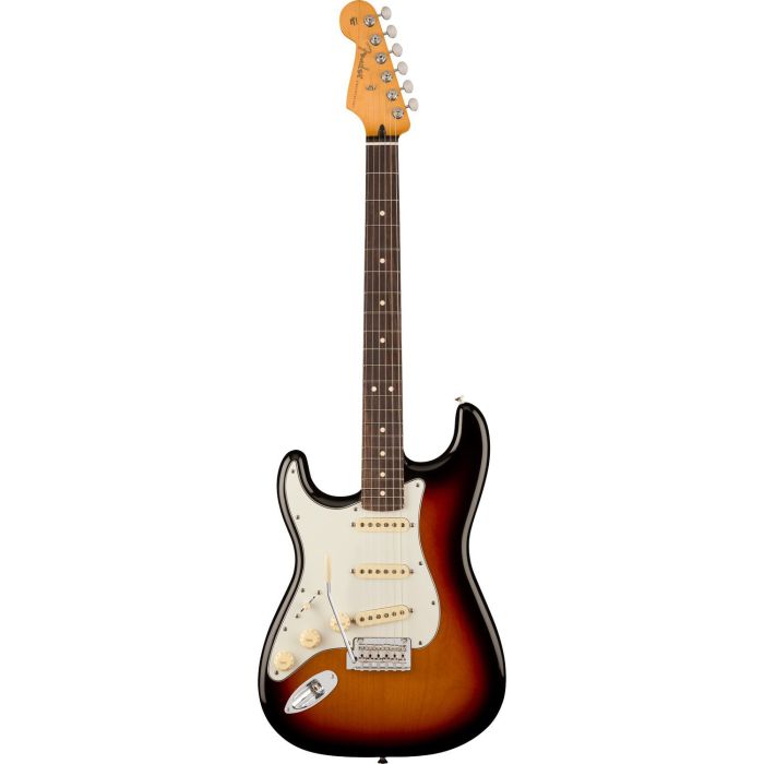 Fender Player II Stratocaster Left hand RW 3 color Sunburst, front view