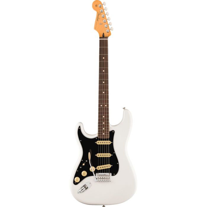 Fender Player II Stratocaster Left hand RW Polar White, front view