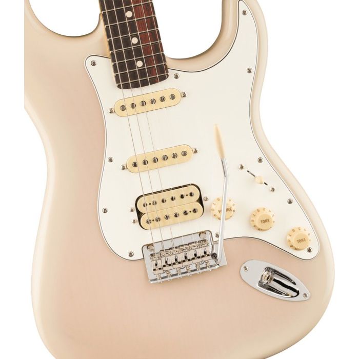 Fender Player II Stratocaster Hss RW White Blonde, body closeup