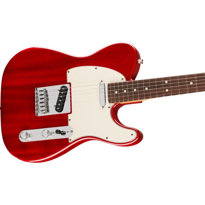 Fender Player II Telecaster RW Transparent Cherry, angled view