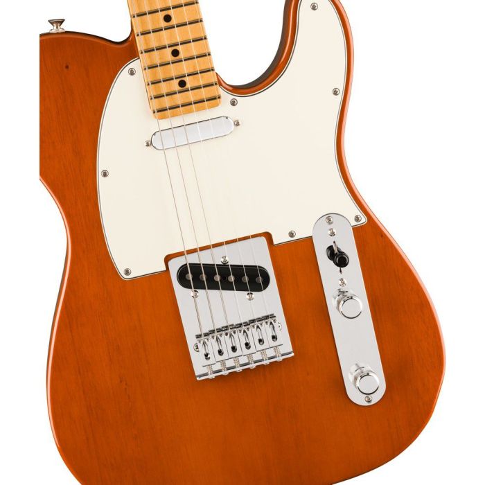 Fender Player II Telecaster MN Mocha, body closeup