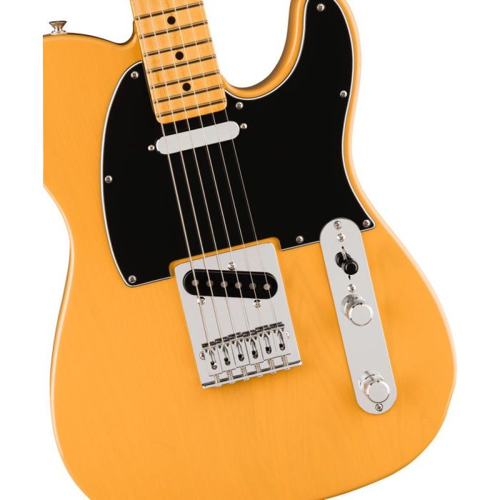 Fender Player II Telecaster MN Butterscotch Blonde, body closeup