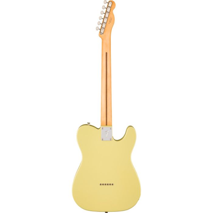 Fender Player II Telecaster Left hand MN Hialeah Yellow, rear view