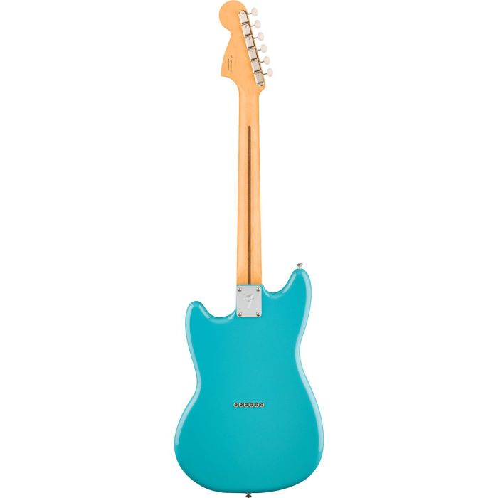 Fender Player II Mustang RW Aquatone Blue, rear view