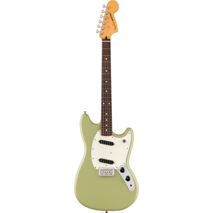 Fender Player II Mustang RW Birch Green, front view