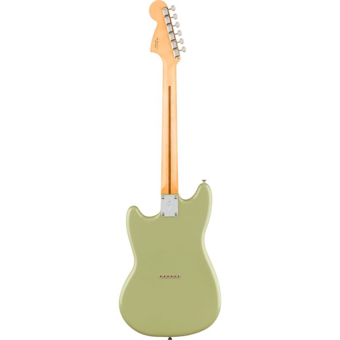 Fender Player II Mustang RW Birch Green, rear view