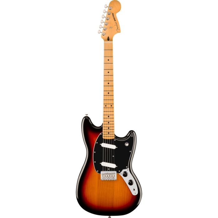 Fender Player II Mustang MN 3 color Sunburst, front view