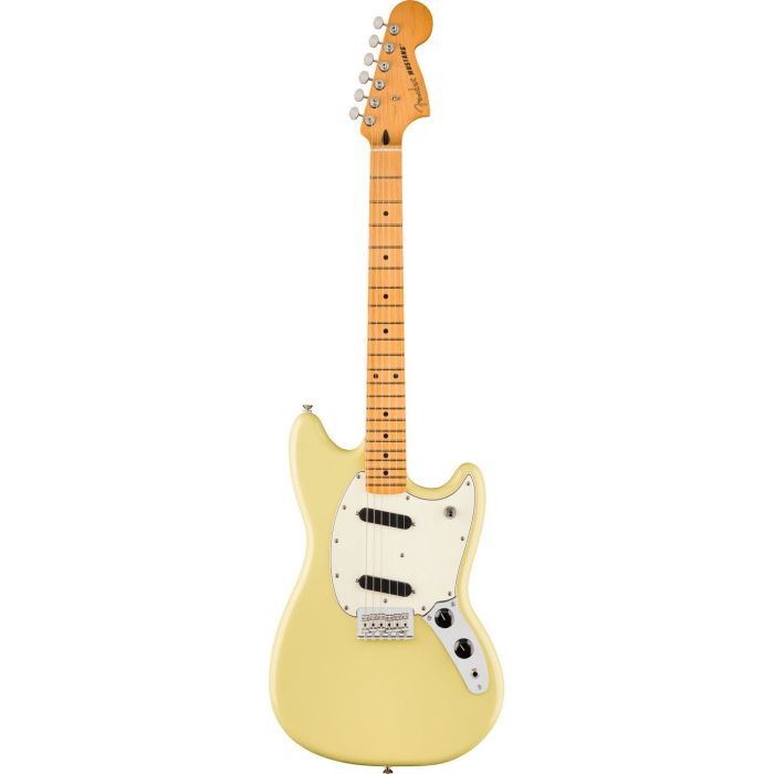 Fender Player II Mustang MN Hialeah Yellow, front view