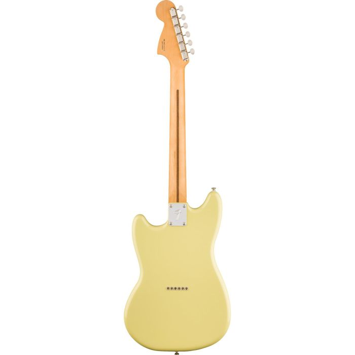 Fender Player II Mustang MN Hialeah Yellow, rear view