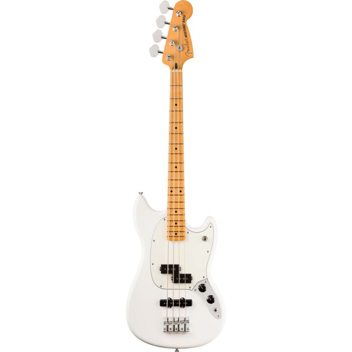 Fender Player II Mustang Bass Pj MN Polar White, front view