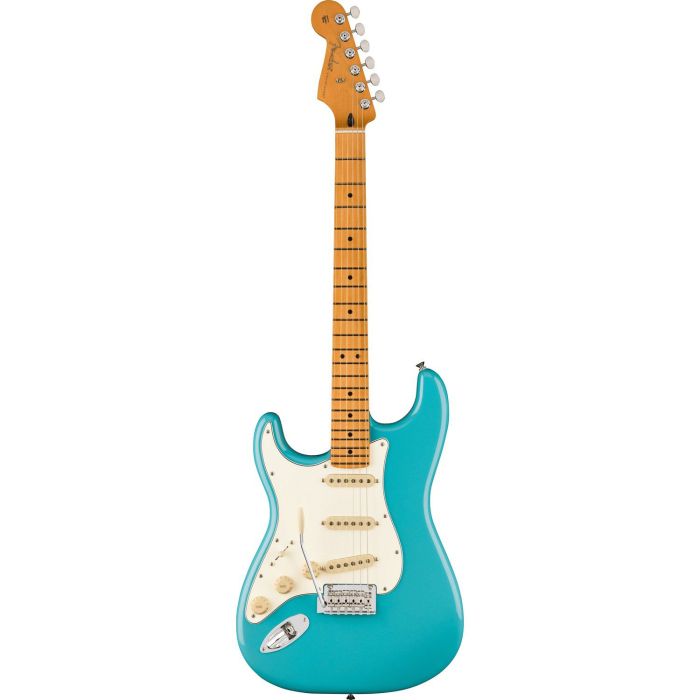 Fender Player II Stratocaster Left-Handed MN, Aquatone Blue front view