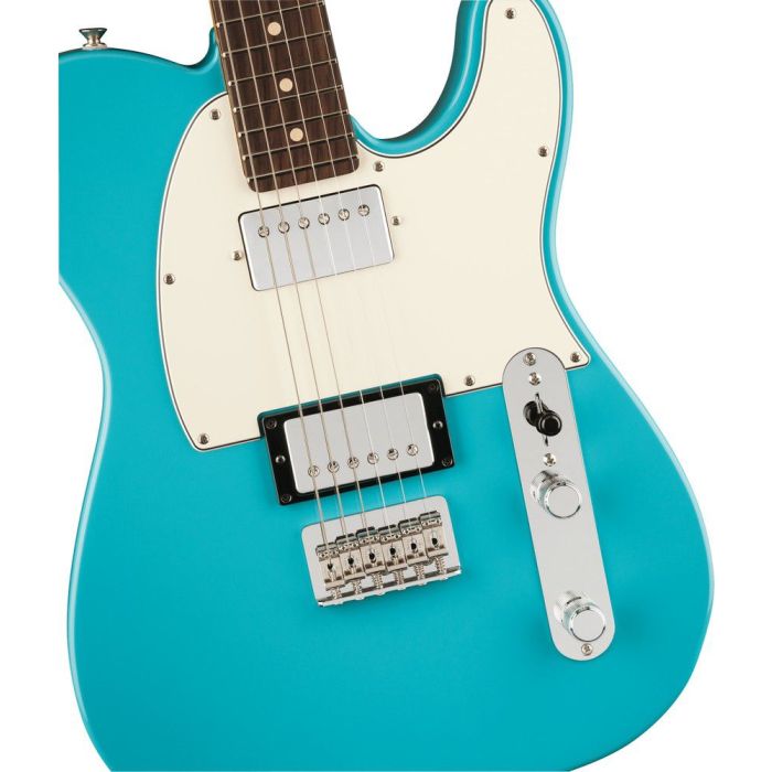 Fender Player II Telecaster HH RW, Aquatone Blue body closeup