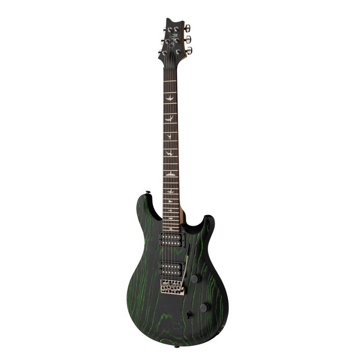 PRS SE Sandblasted CE 24 Ltd Edition Guitar Green, angled view