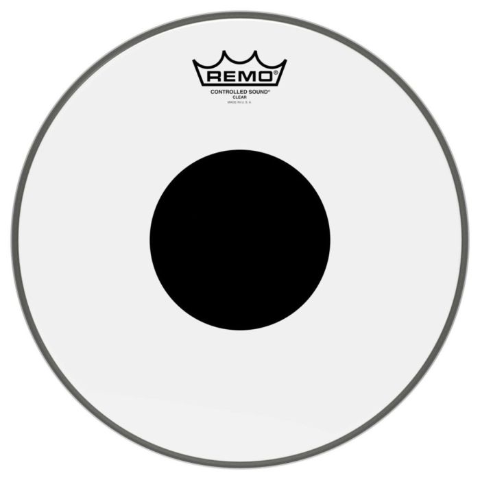 Remo Controlled Sound Clear Drum Head Black Dot 20"