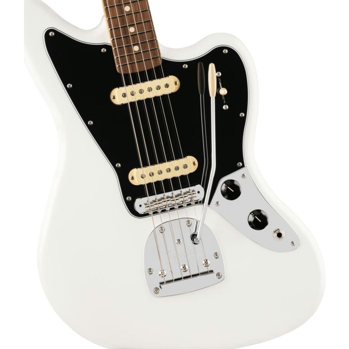 Fender Player II Jaguar RW Polar White front body