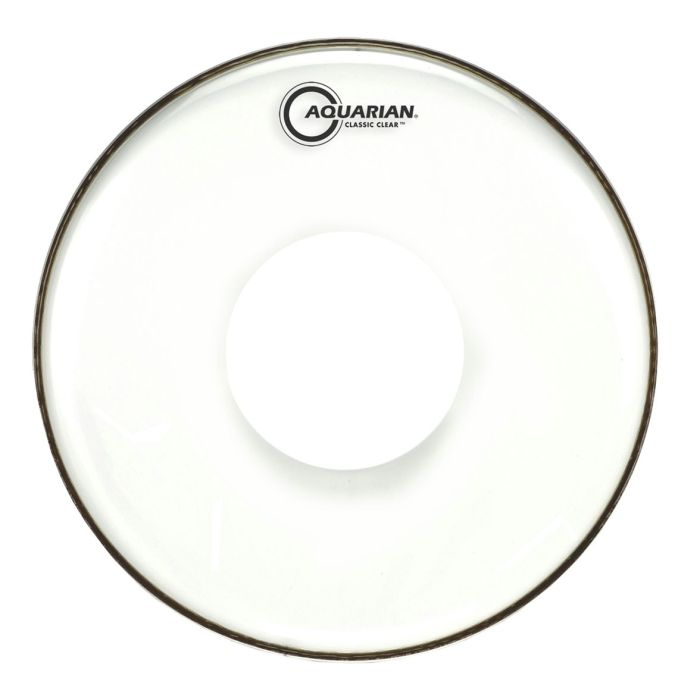 Aquarian CCPD10 10 Classic Clear Drumhead With Powerdot