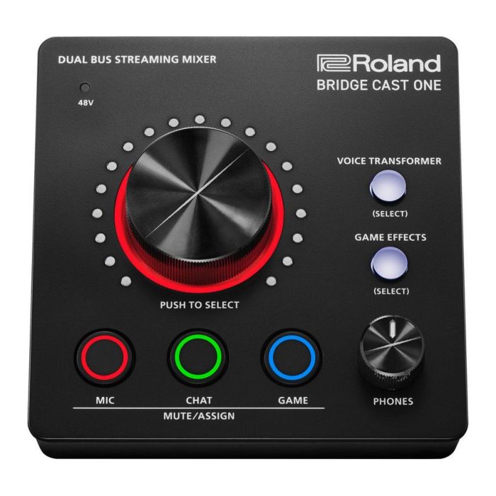 Roland BRC-One Bridgecast Compact Streaming Mixer tilted view