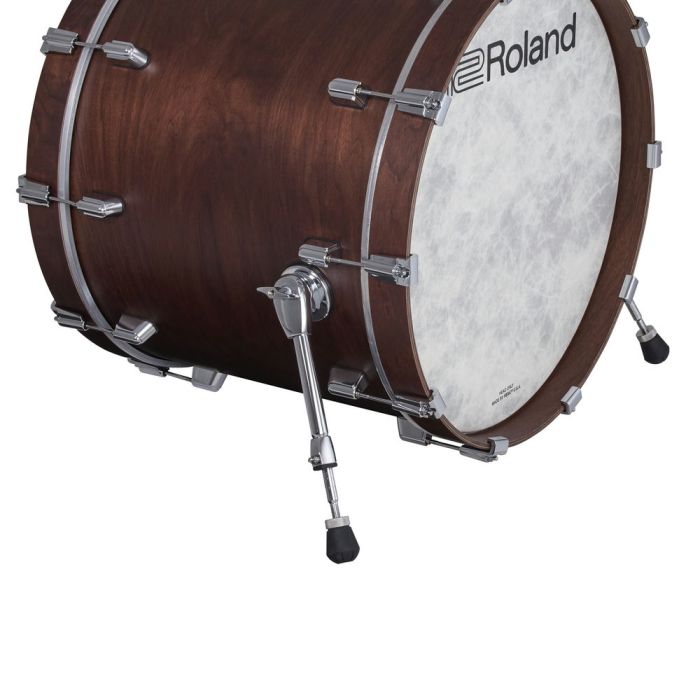 Roland Kd 22 Kick Drum For Vad22 Satin Walnut feet