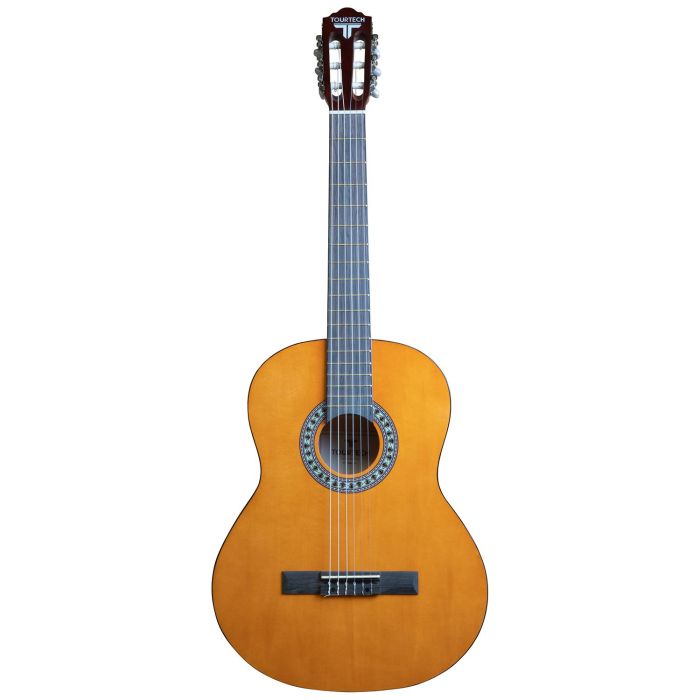 Tourtech Classical Guitar Beginner Pack 4/4, front view