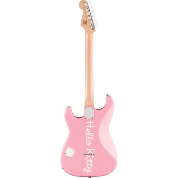 Squier Hello Kitty Stratocaster Pink, rear view