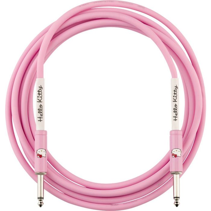 Fender Original 10 Foot Cable Hello Kitty Pink, unpackaged