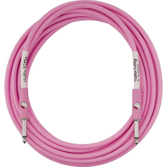 Fender Original 18 6 Foot Cable Hello Kitty Pink, unpackaged