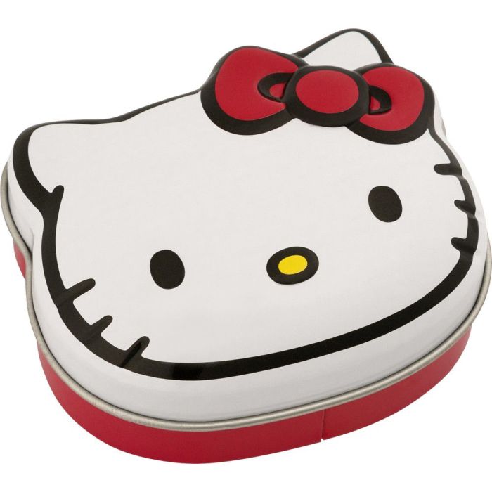 Fender Hello Kitty Pick Tin Medium 18 Pack, angled view