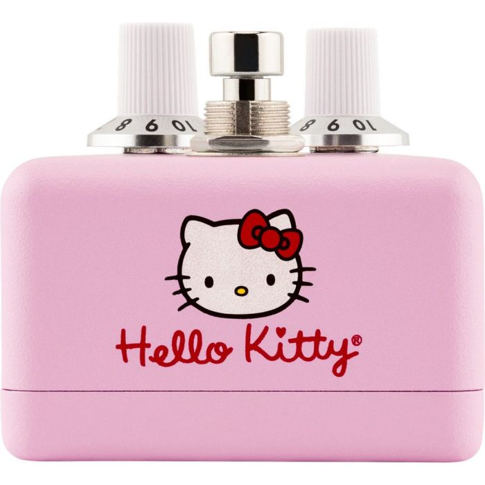 Fender Hello Kitty Fuzz Pedal, front-on view