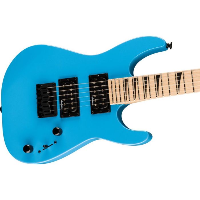 Jackson JS Dinky Minion JS1X MN Infinity Blue, angled view