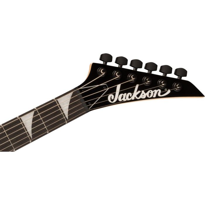 Jackson JS Rhoads Minion JS1X Silver Burst, headstock front