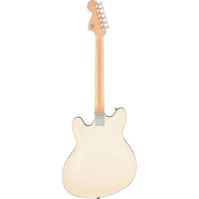 Squier Affinity Starcaster Deluxe, Olympic White rear view