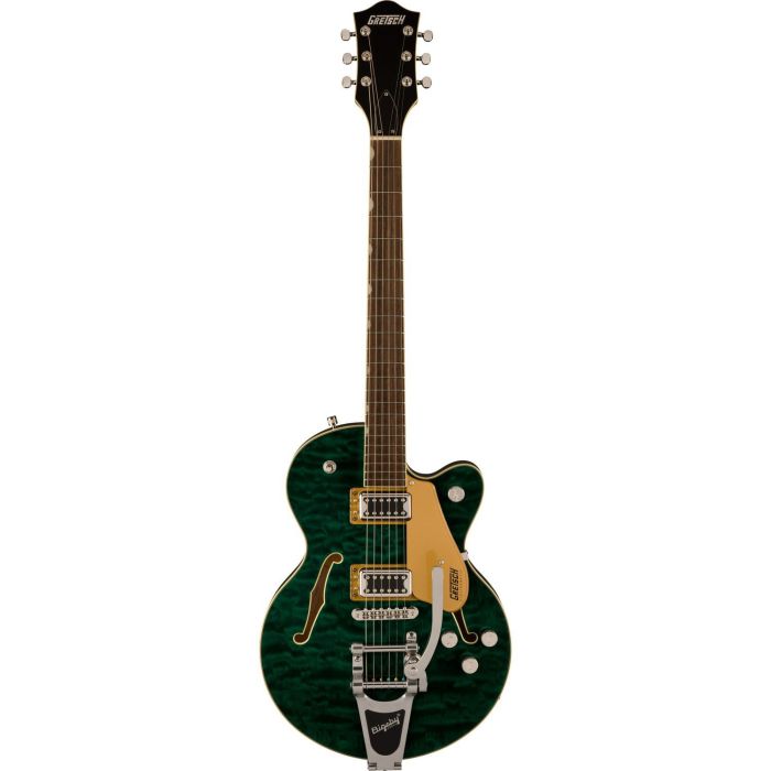 Gretsch G5655t-QM Electromatic CB Jr SC QM w Bigsby Mariana, front view