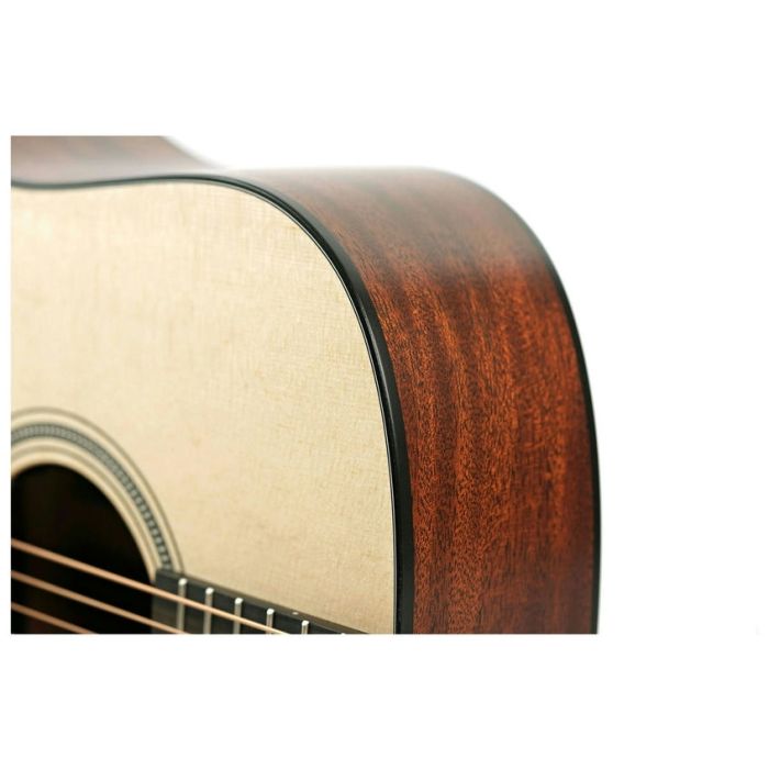 Martin D-16E Satin Spruce Top Mahogany B&S Martin E1 Pickup Soft Shell Case - Satin Finish body detail