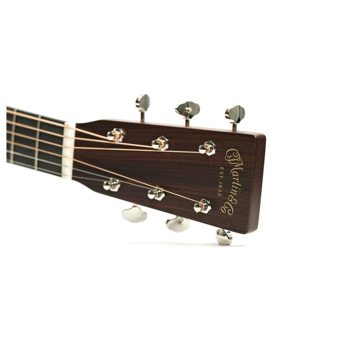 Martin D-16E Satin Spruce Top Mahogany B&S Martin E1 Pickup Soft Shell Case - Satin Finish headstock