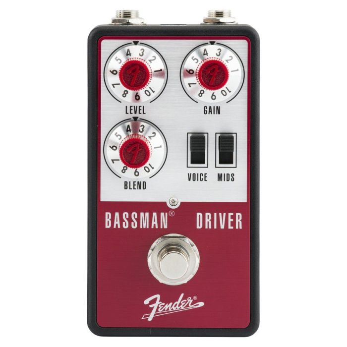 Fender Bassman Driver Pedal, top-down view