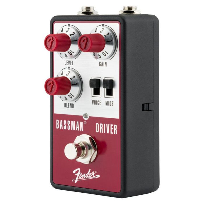 Fender Bassman Driver Pedal, right-angled view