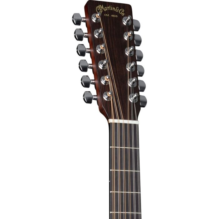 Martin Grand J-16E 12-String Satin Finish headstock