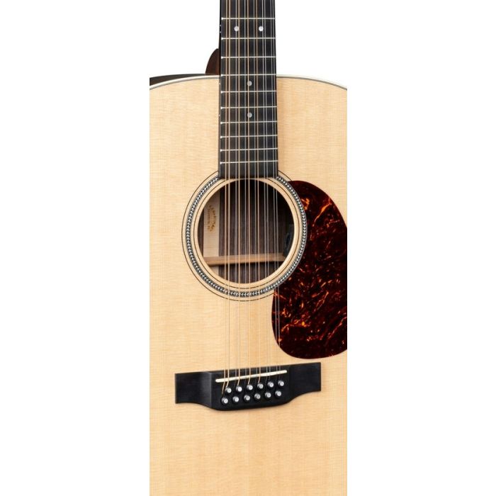 Martin Grand J-16E 12-String Satin Finish sound hole body