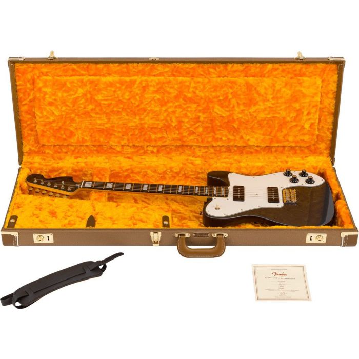 Fender Ltd Edition Chris Shiflett Cleaver Telecaster Deluxe Rw Charcoal Frost Metallic, with hardshell case