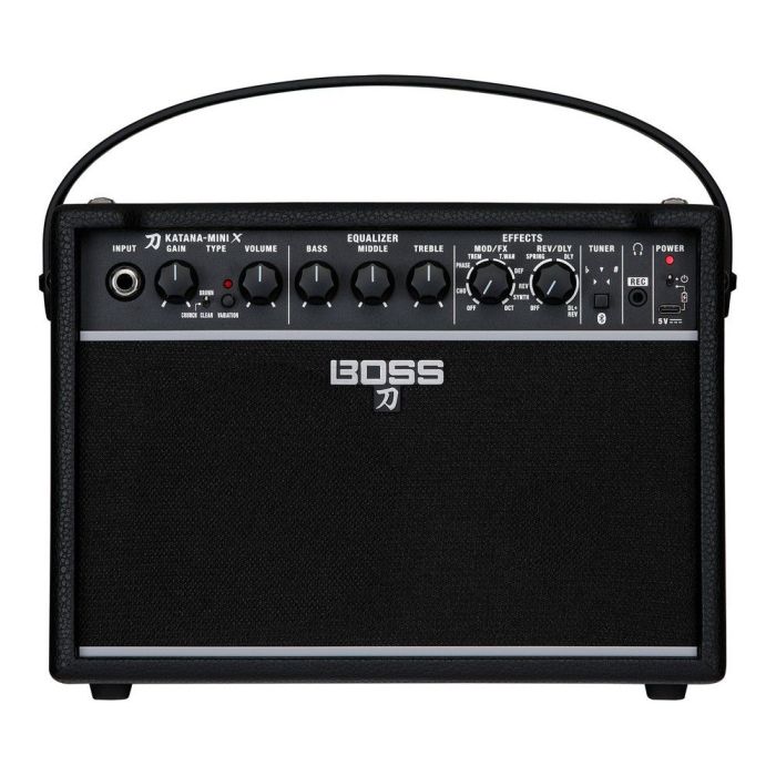 Boss Katana Mini X Guitar Amplifier, front view