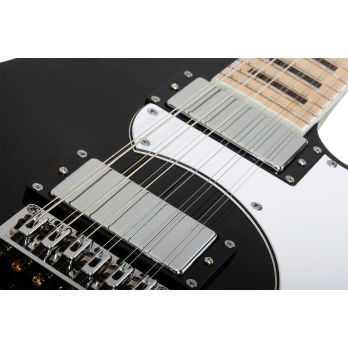 Schecter Stargazer-12 Gloss Black Electric Guitar pickups